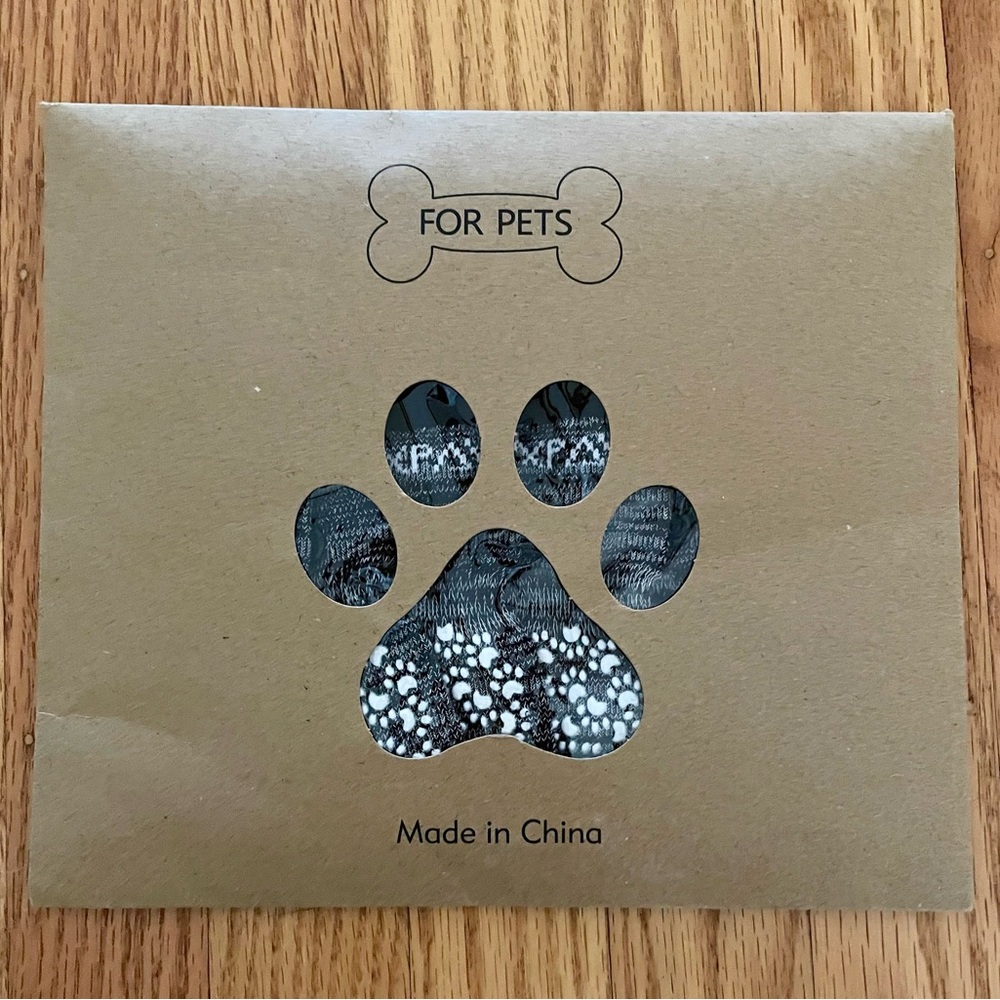 Double-sided anti slip dog socks